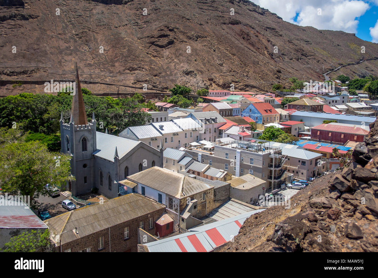 Jamestown, St Helena, Atlantico del Sud. Foto Stock