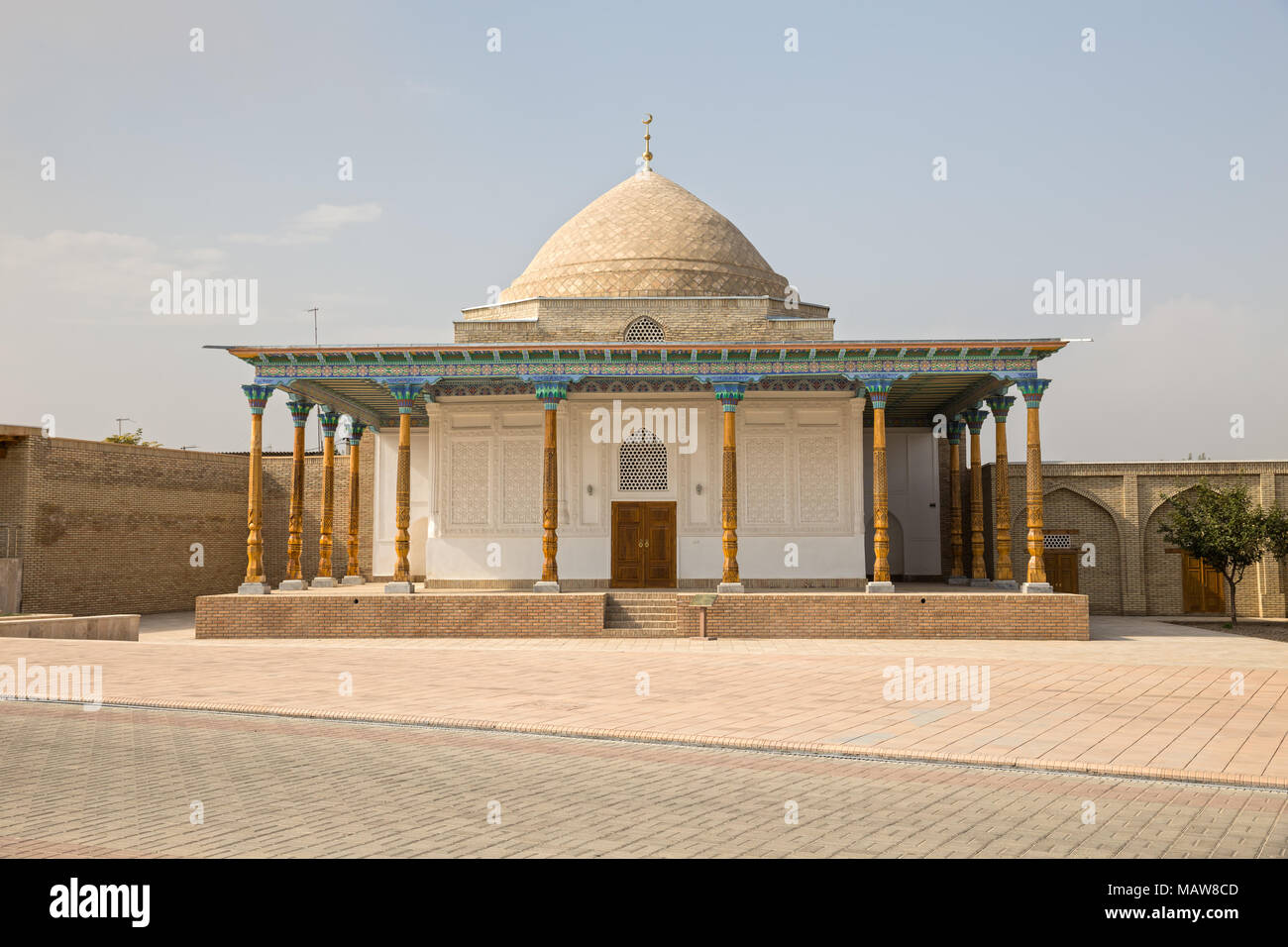 Antica Moschea Abdushukur Agalik a Shakhrisabz, Uzbekistan Foto Stock