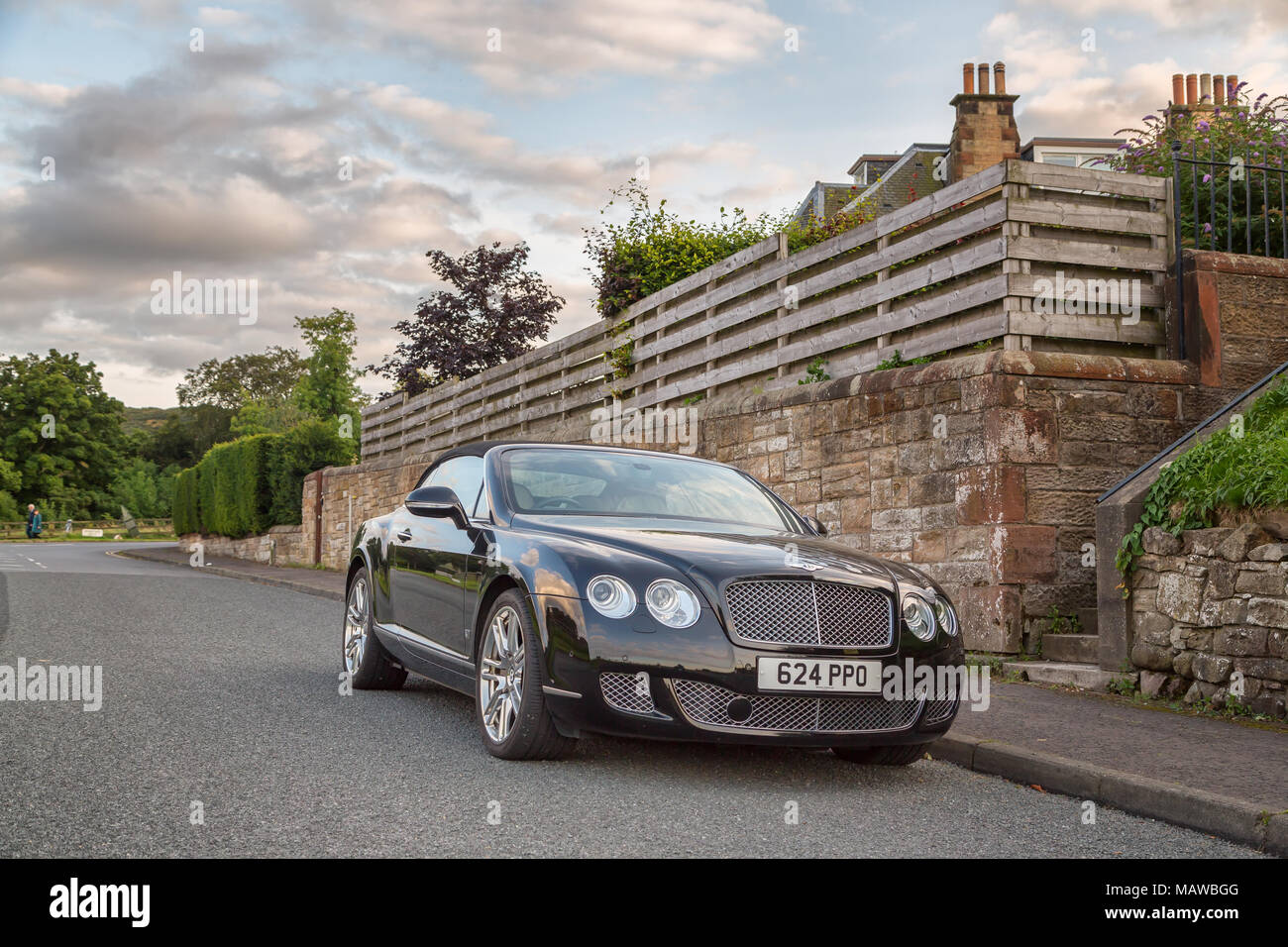 Bentley Continental in Edinburgh Foto Stock