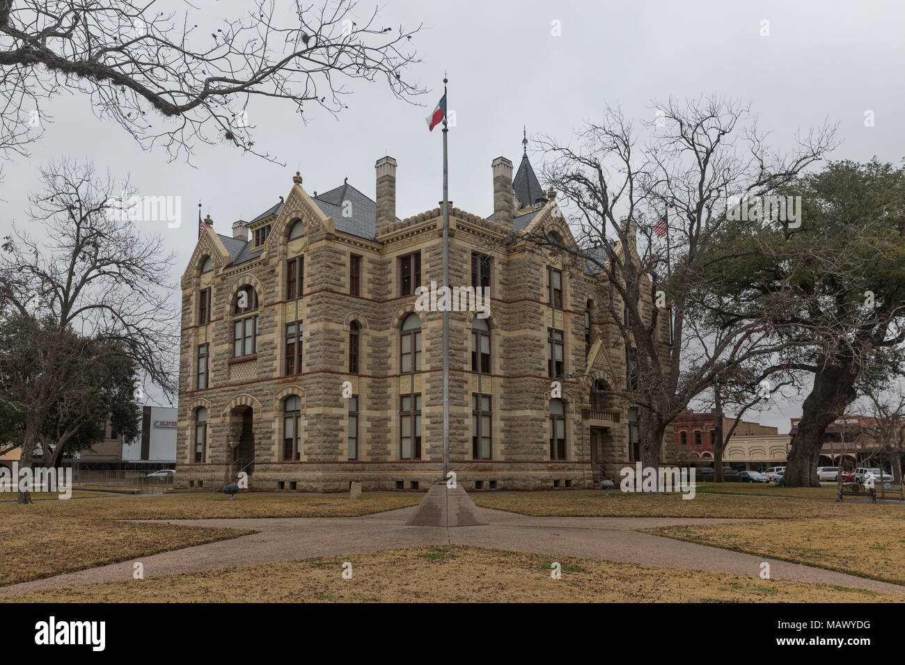 Storico Paese di Fayette Courthouse in La Grange Texas Foto Stock