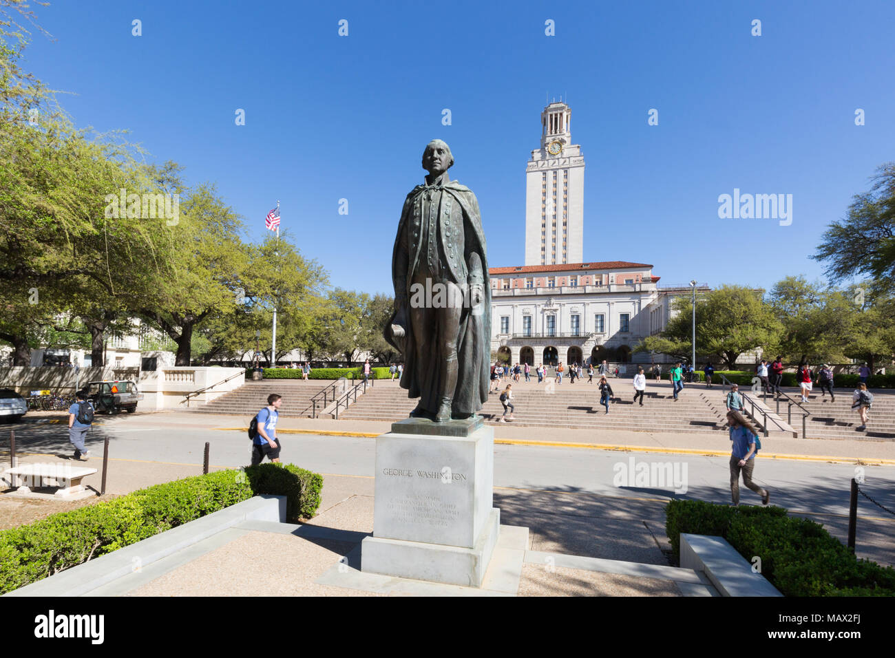La University of Texas di Austin - Austin, Texas, Stati Uniti d'America Foto Stock