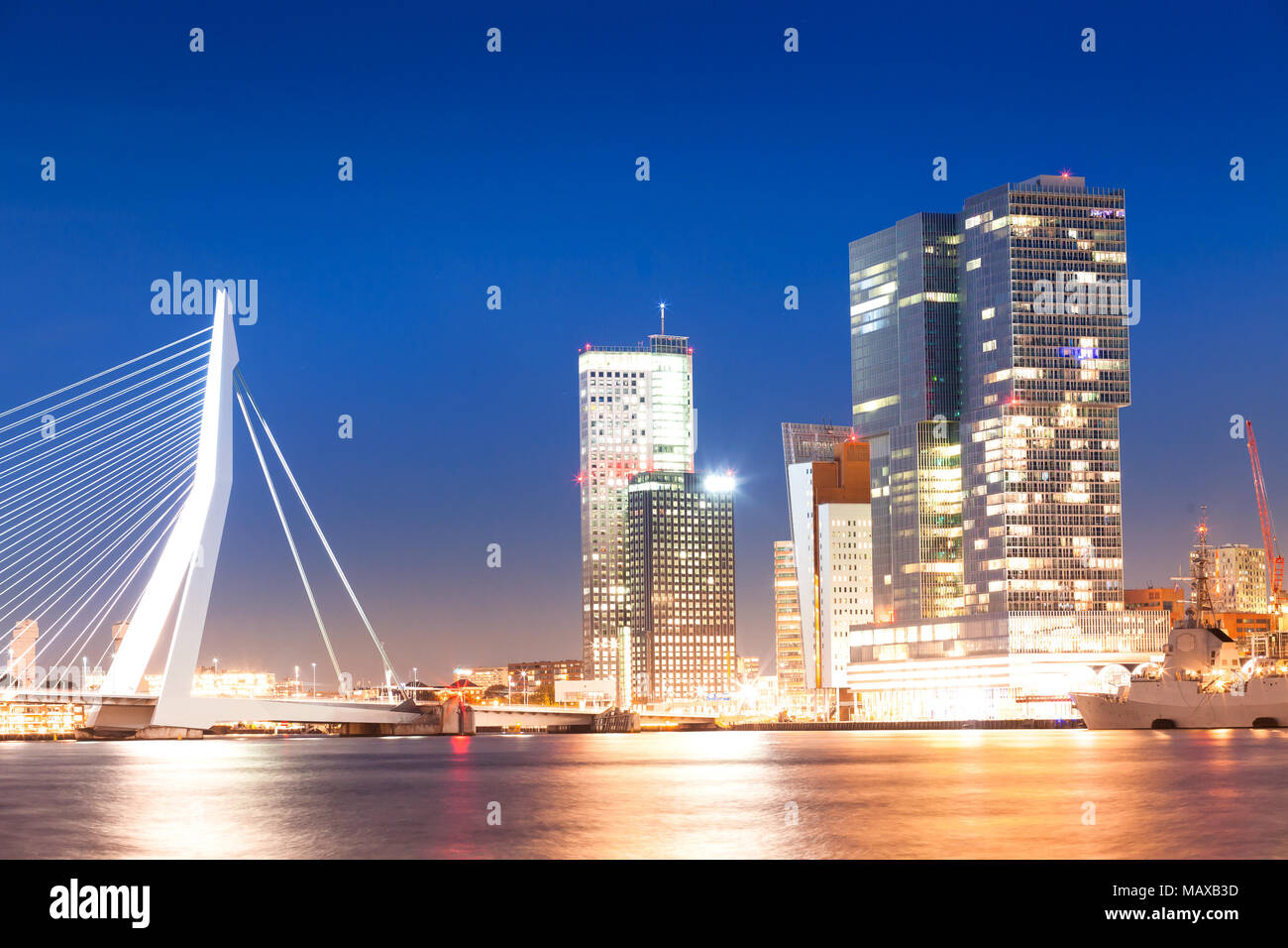 La città di Rotterdam Foto Stock