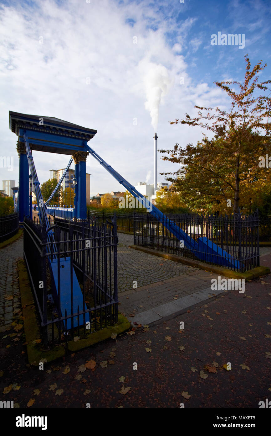 Glasgow Green, necropoli & Il Barras Foto Stock