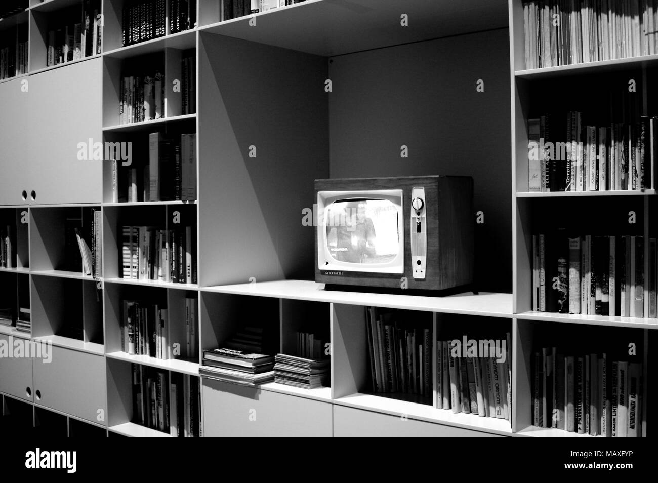 Scaffale per libri Foto Stock