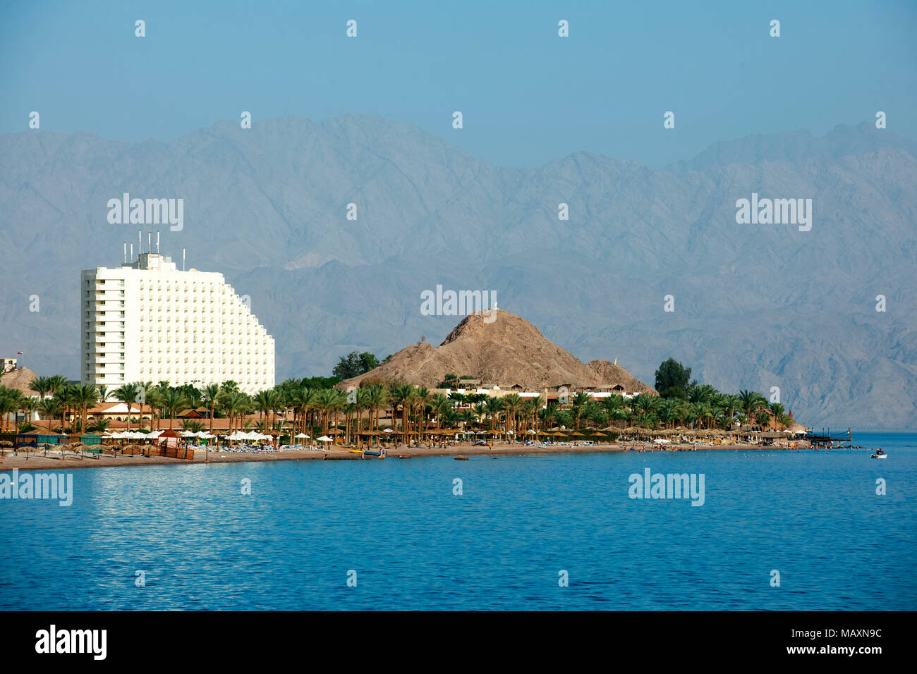 Aegypten ha, il Sinai Ostküste, Taba, Taba Hilton Foto Stock