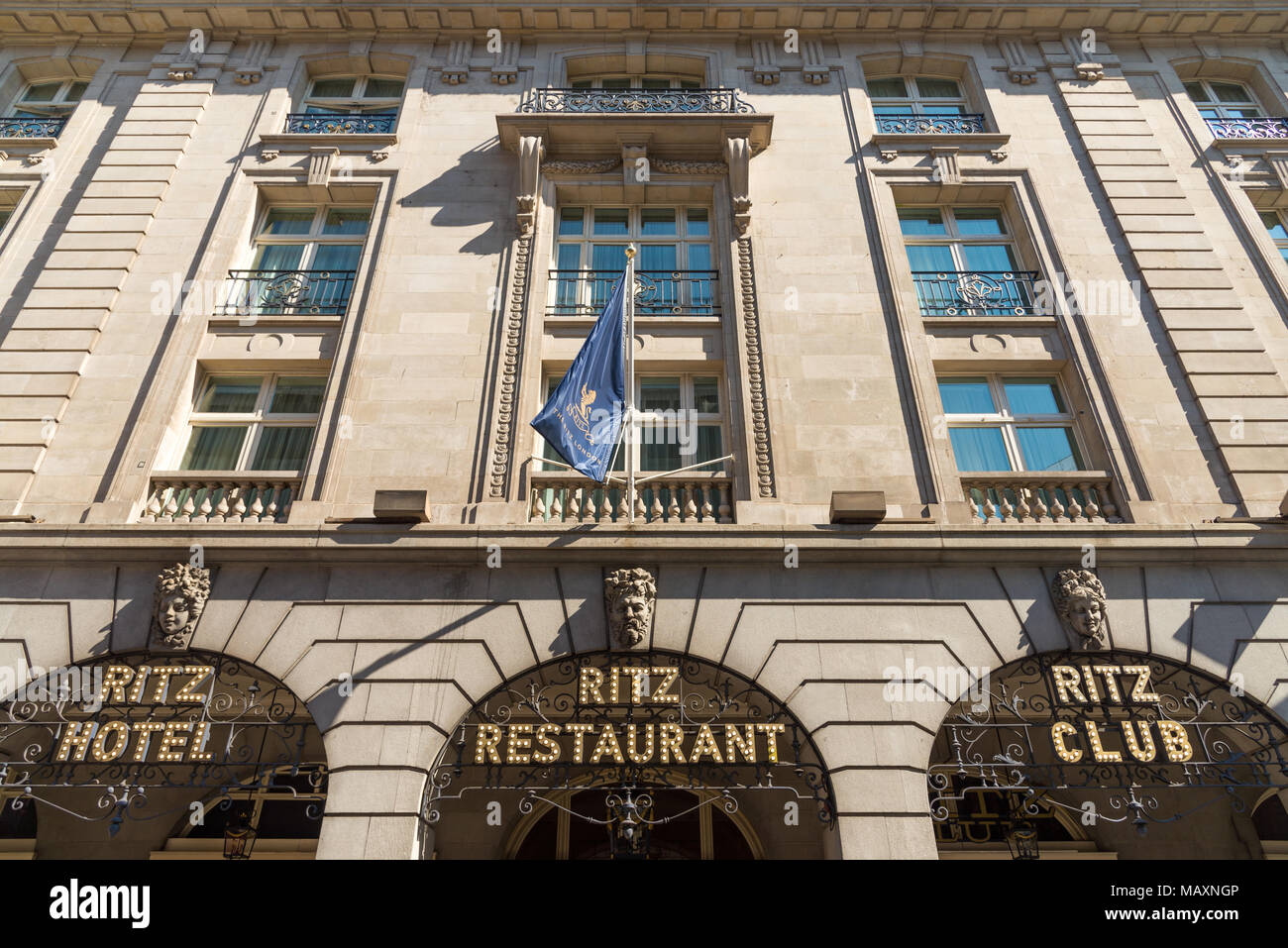 Il Ritz, Piccadilly, Londra, Regno Unito Foto Stock