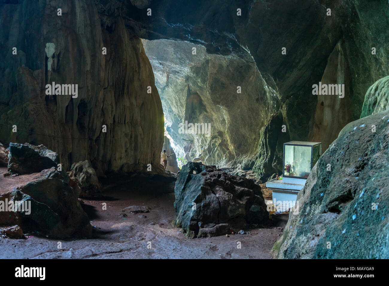 Saddan-Höhle, di Hpa-an, Myanmar, Asien | Saddar grotta, di Hpa-an, Myanmar, Asia Foto Stock