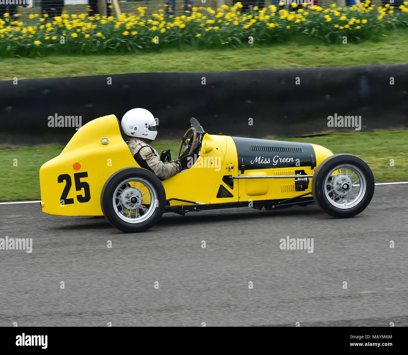 Christian Pedersen, Austin 7 speciali, imbottitura Cup, 76th Assemblea dei Soci, Inghilterra, Goodwood, marzo 2018, Sussex, Autosport, auto, il circuito da corsa di classe Foto Stock