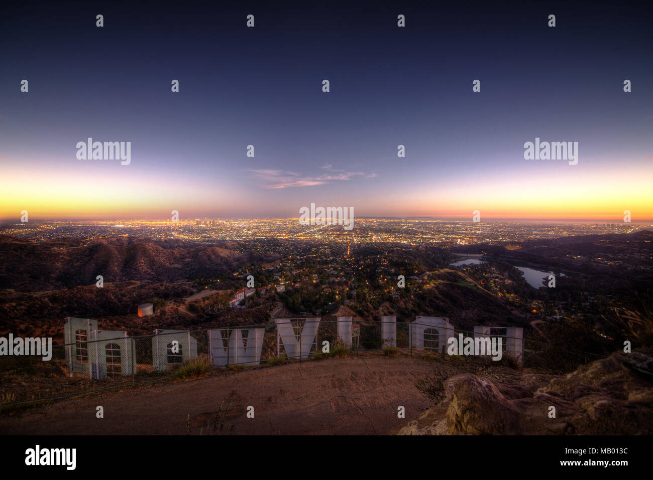 LOS ANGELES, CA, Stati Uniti d'America. Settembre 25th, 2016. Il segno di Hollywood. 'HOLLYWOOD' è enunciato in 45 piedi di altezza lettere maiuscole ed è 350 piedi lungo. Foto Stock