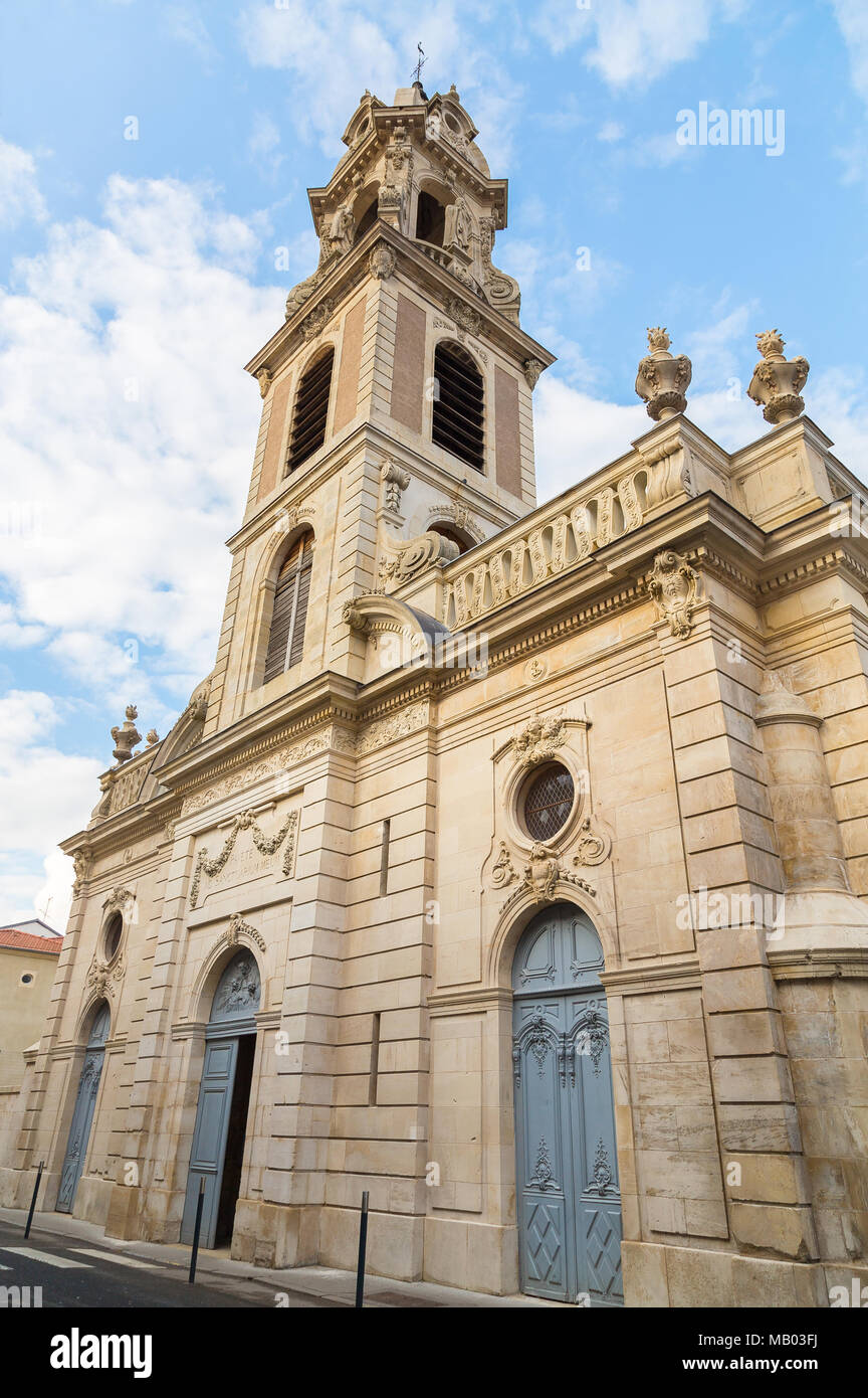 Saint Laurent chiesa in Pont a Mousson Francia. Foto Stock