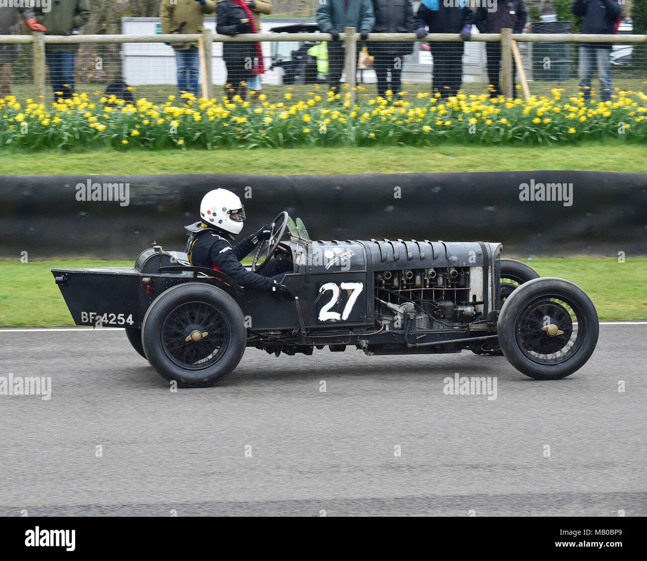 Justin Maeers, GN Parker, imbottitura Cup, 76th Assemblea dei Soci, Inghilterra, Goodwood, marzo 2018, Sussex, Autosport, auto, il circuito da corsa, Classic Cars, com Foto Stock