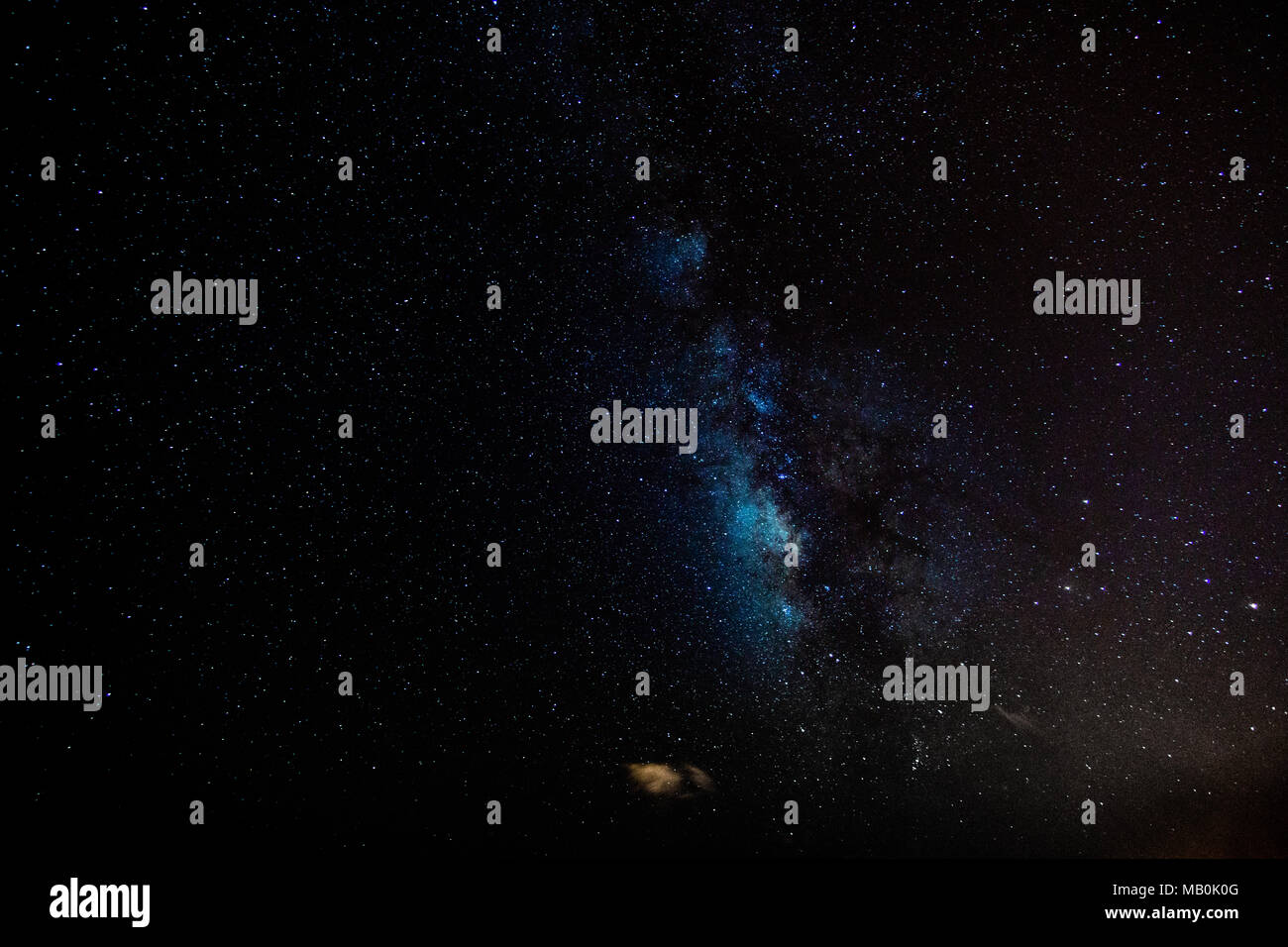 Stelle notte galassia via lattea di Madera Foto Stock