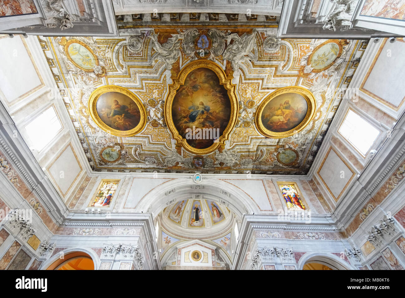 Cattedrale cattolica romana a Sorrento, Italia Foto Stock