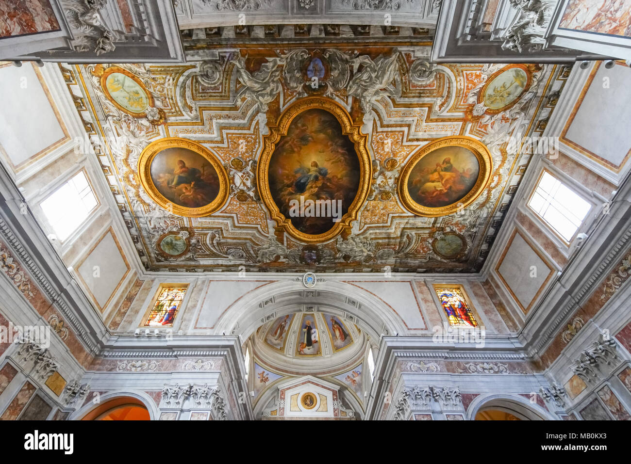 Cattedrale cattolica romana a Sorrento, Italia Foto Stock