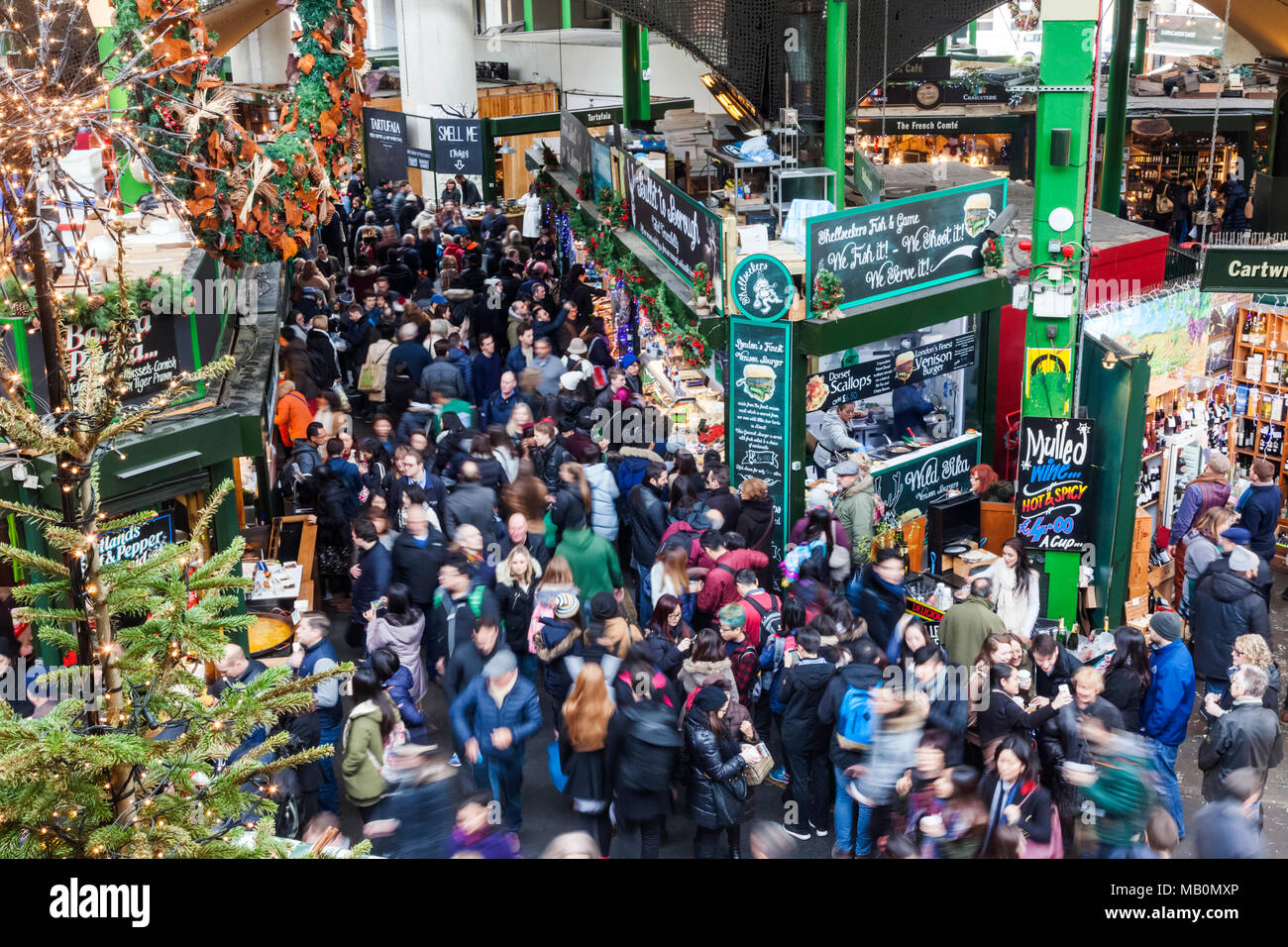 Inghilterra, Londra, Southwark, Borough Market Foto Stock