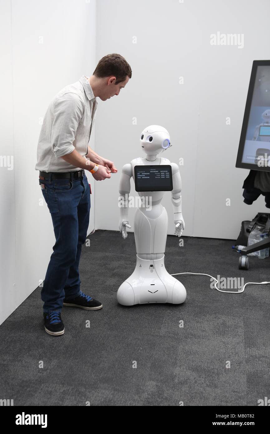 Futuro Tech ora Business Design Centre Foto Stock