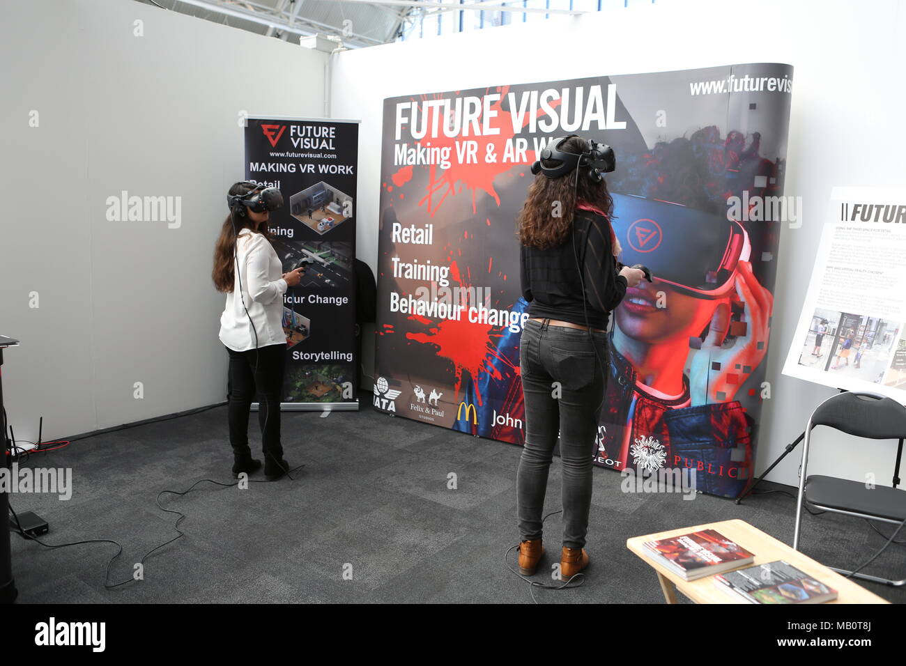 Futuro Tech ora Business Design Centre Foto Stock