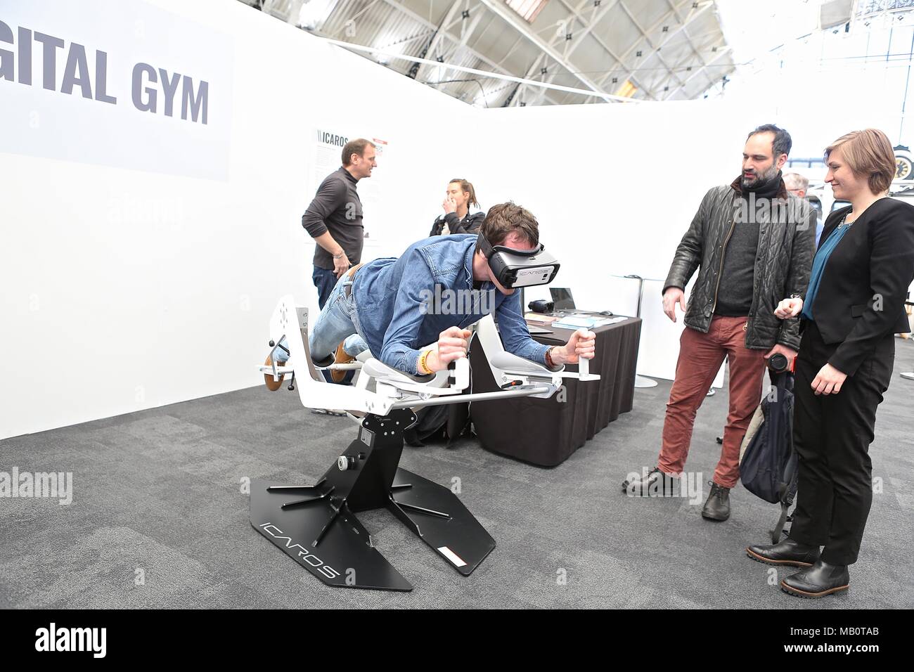 Futuro Tech ora Business Design Centre Foto Stock