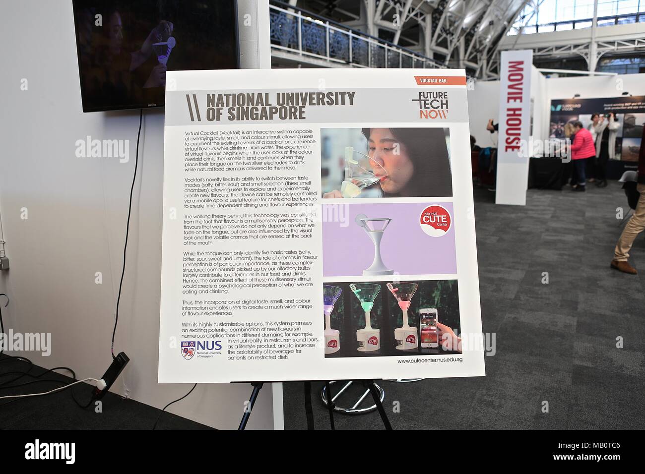 Futuro Tech ora Business Design Centre Foto Stock