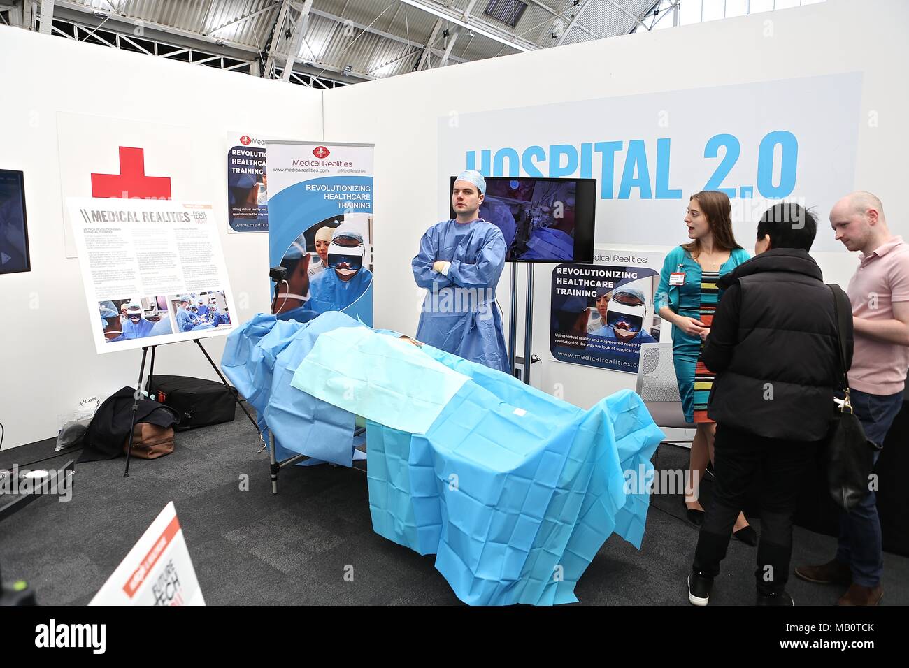 Futuro Tech ora Business Design Centre Foto Stock