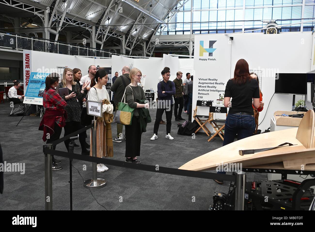 Futuro Tech ora Business Design Centre Foto Stock