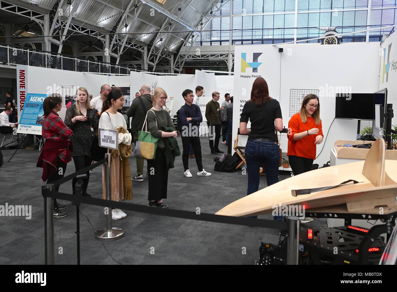 Futuro Tech ora Business Design Centre Foto Stock