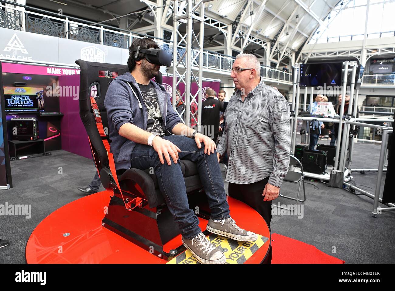 Futuro Tech ora Business Design Centre Foto Stock