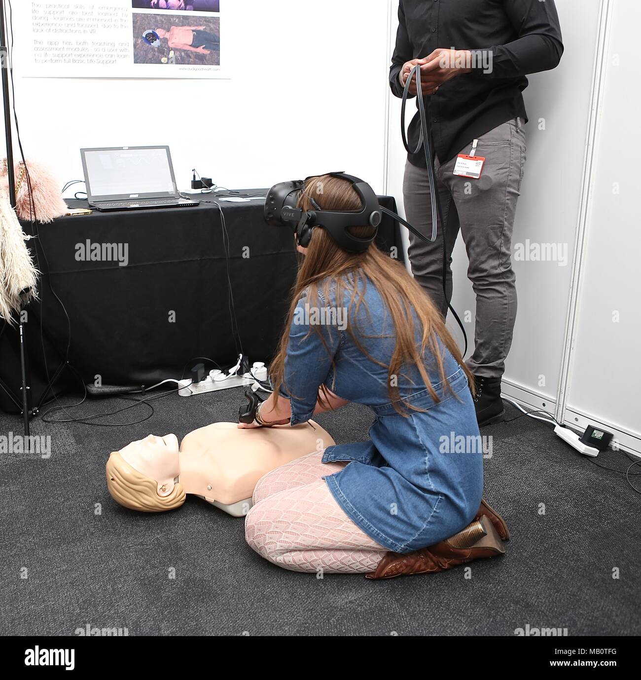 Futuro Tech ora Business Design Centre Foto Stock