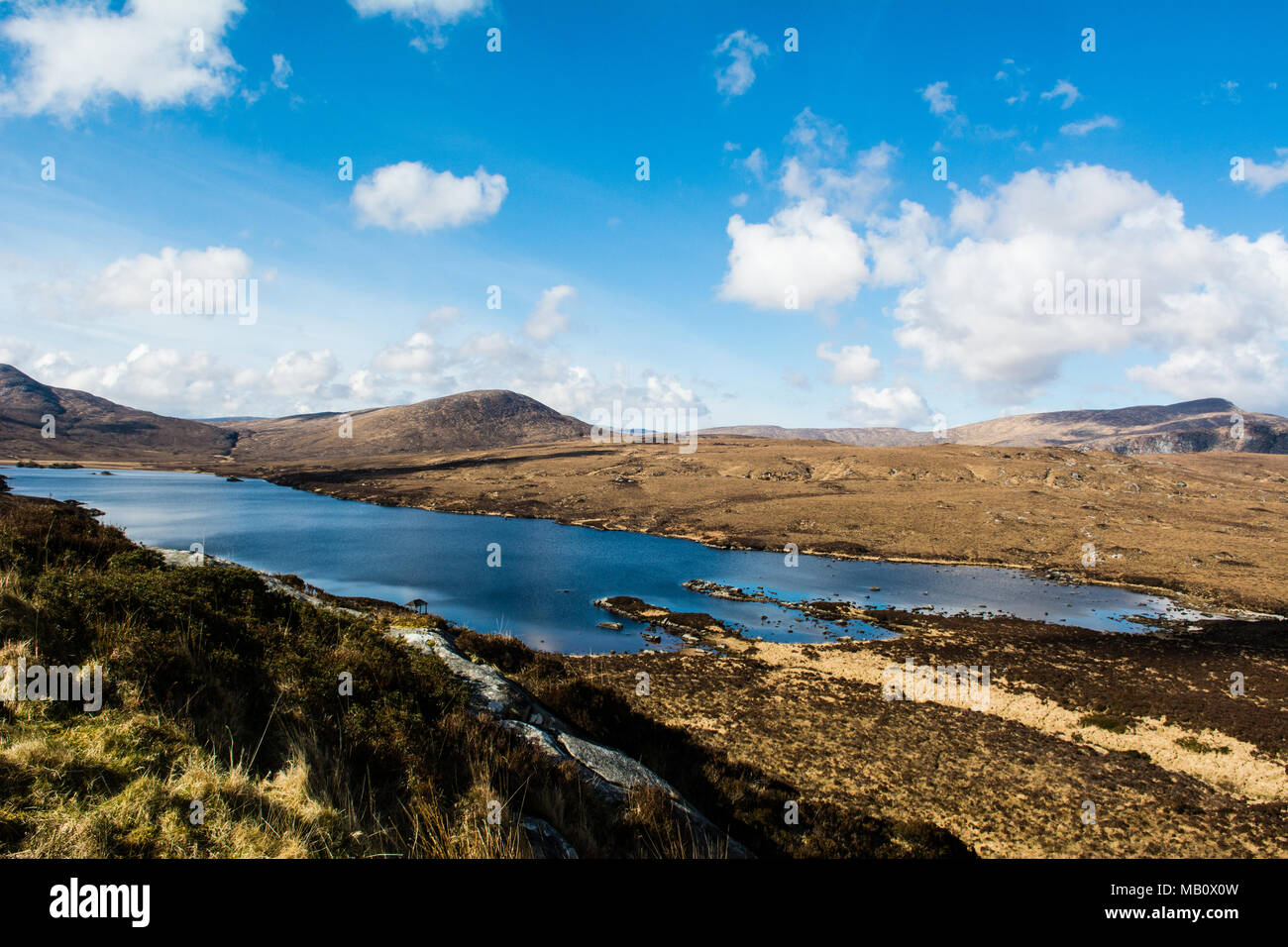 Castello e Parco nazionale di Glenveagh Gweedore Donegal Irlanda Europa Foto Stock