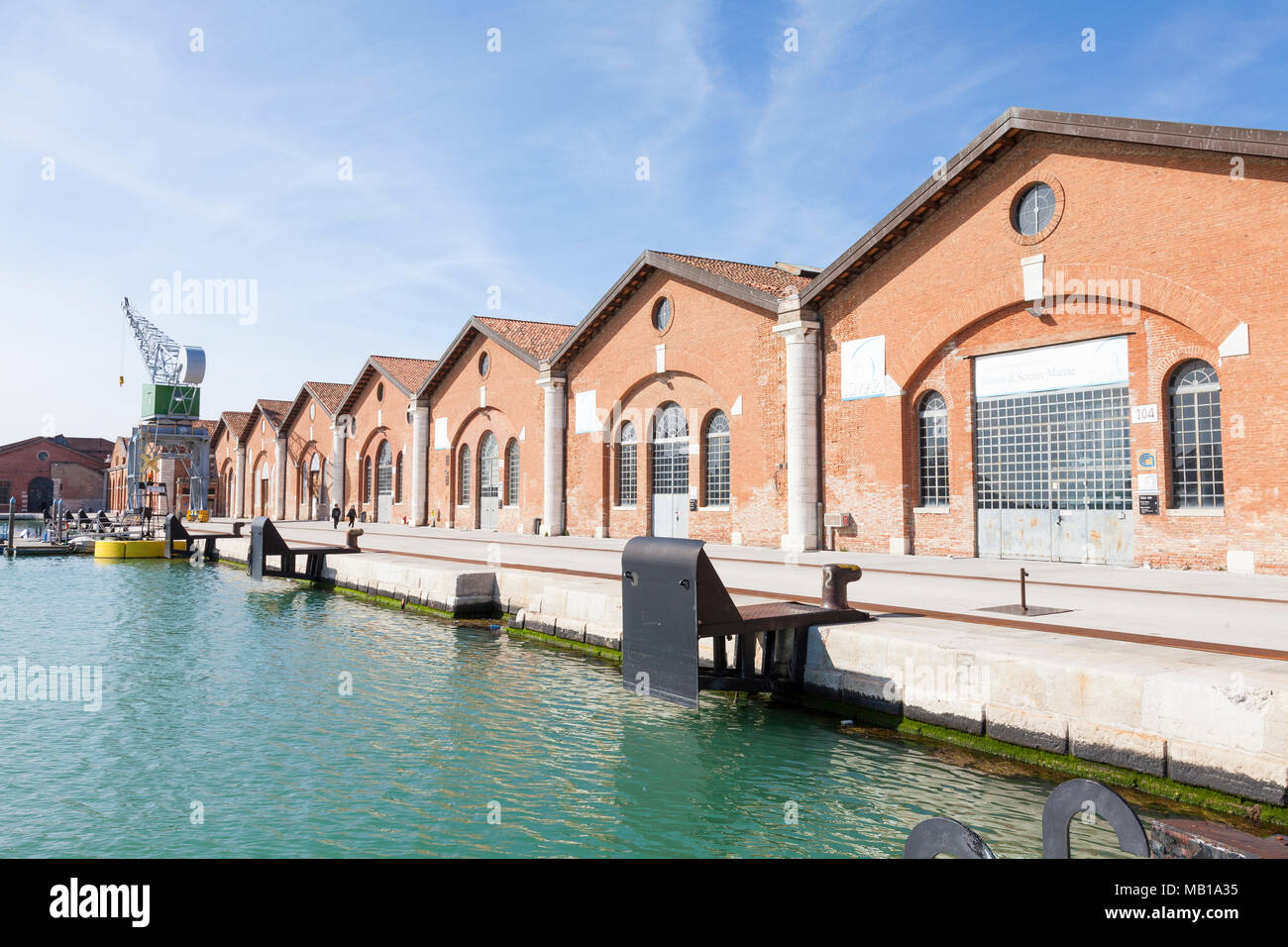 Darsena Nuovissima, Arsenale, Castello, Venezia, Veneto, Italia Foto Stock