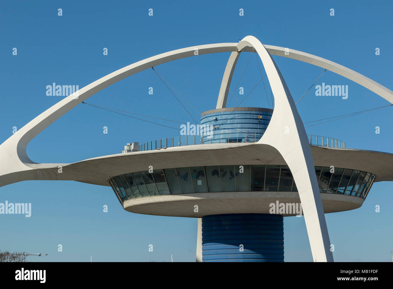 Il tema edificio, LAX, aeroporto di Los Angeles, California, Stati Uniti d'America Foto Stock