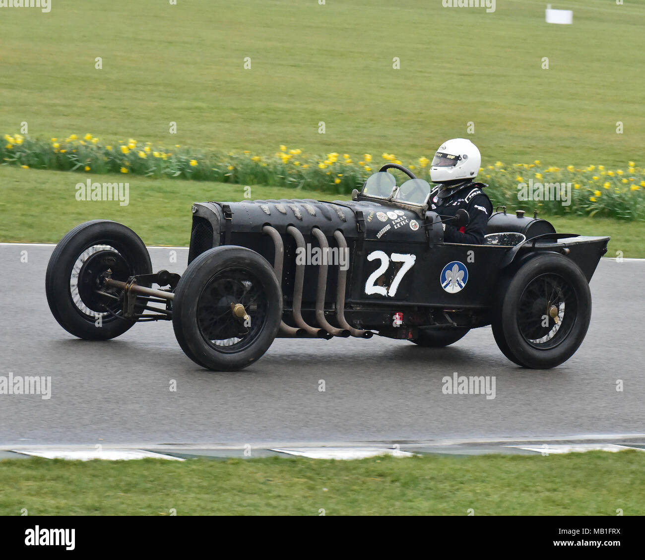 Justin Maeers, GN Parker, imbottitura Cup, 76th Assemblea dei Soci, Inghilterra, Goodwood, marzo 2018, Sussex, Autosport, auto, il circuito da corsa, Classic Cars, com Foto Stock