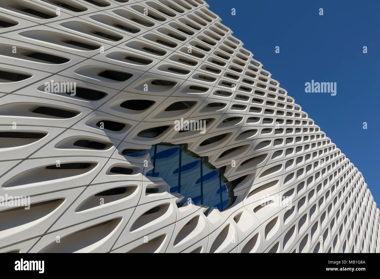 Il vasto Museo d' arte contemporanea sulla Grand Avenue nel centro di Los Angeles, California, Stati Uniti d'America Foto Stock