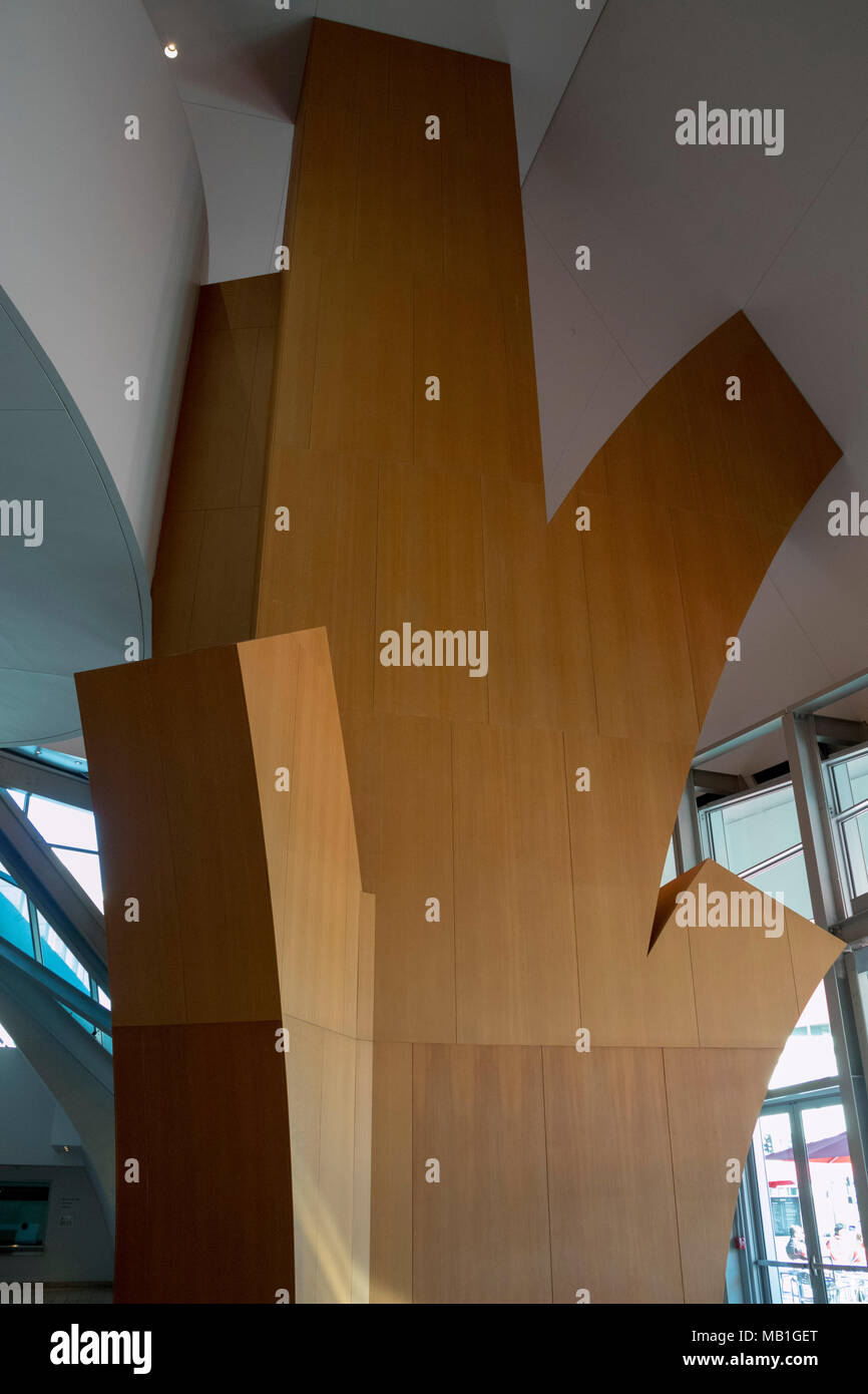 Il Walt Disney Concert Hall a 111 Sud Grand Avenue nel centro di Los Angeles, California, Stati Uniti d'America Foto Stock