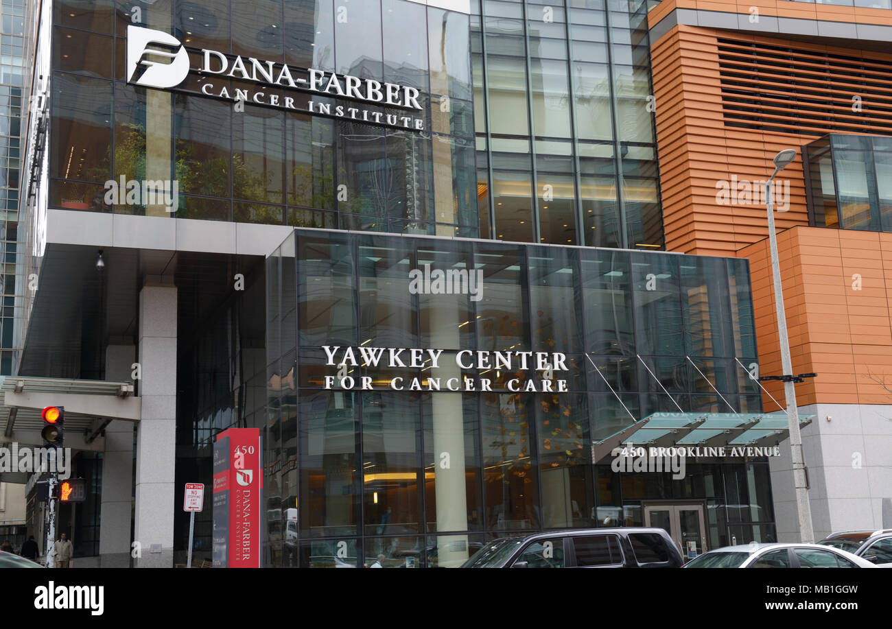 Cancro Dana-Farber Institute, famoso Cancer research hospital di Boston Foto Stock