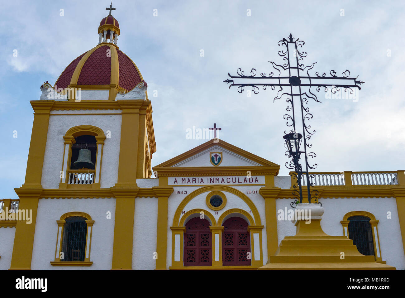 Chiesa dell'Immacolata Concezione in Mompox, Colombia. Foto Stock