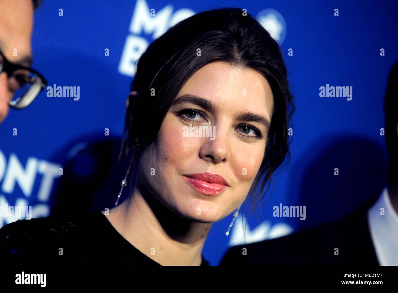 New York, Stati Uniti d'America. Il 4 aprile, 2018. Charlotte Casiraghi frequentando il Montblanc Meisterstuck Le Petit Prince evento in uno World Trade Center Osservatorio sulla Aprile 4, 2018 in New York City. Credito: Geisler-Fotopress/Alamy Live News Foto Stock