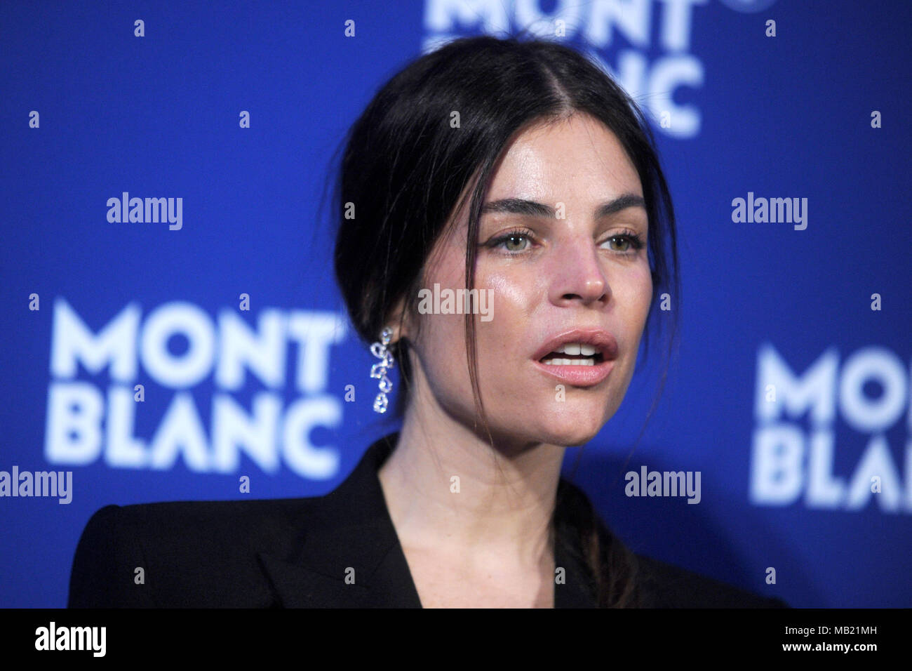 New York, Stati Uniti d'America. Il 4 aprile, 2018. Charlotte Casiraghi frequentando il Montblanc Meisterstuck Le Petit Prince evento in uno World Trade Center Osservatorio sulla Aprile 4, 2018 in New York City. Credito: Geisler-Fotopress/Alamy Live News Foto Stock