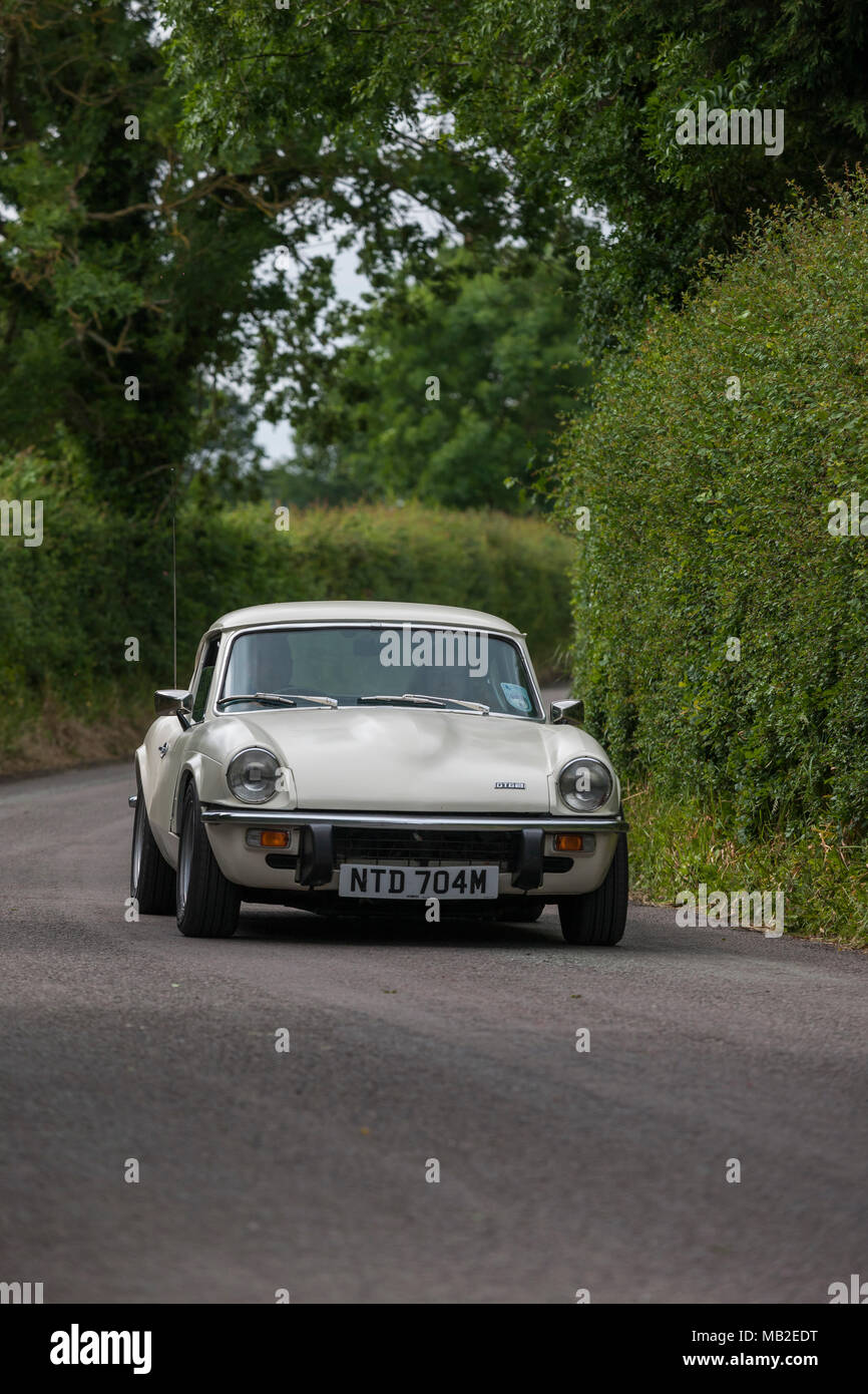 NTD 704M Triumph GT6, vapore Kelsall Fair 2013, Cheshire. Foto Stock