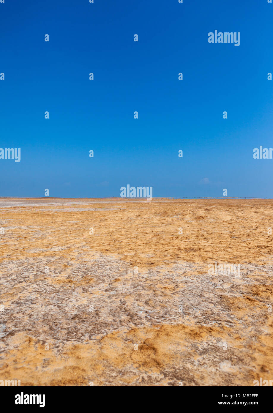 Vista del deserto, regione Awdal, Zeila, il Somaliland Foto Stock