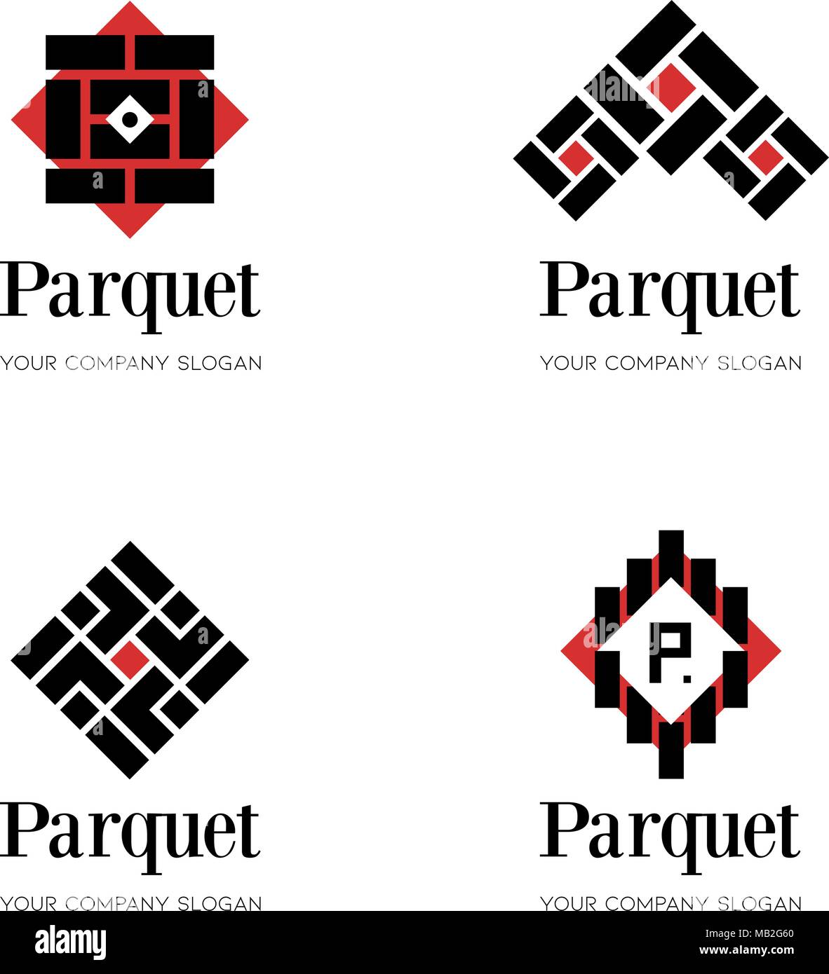 Logo in parquet modello. il logo di pavimentazione modello. abstract ... Modelli di parquet