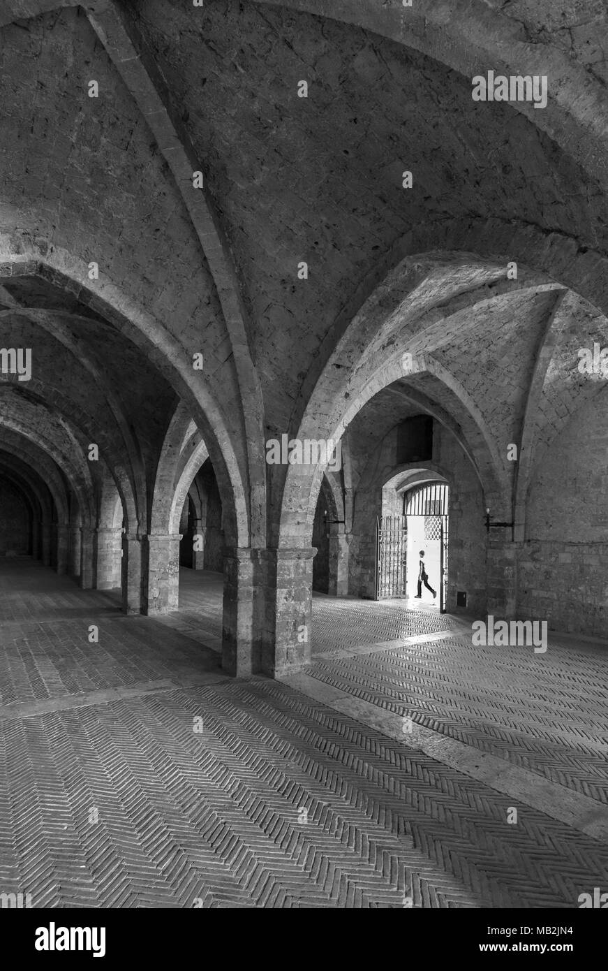 Rieti (Italia) - La Sabina la città nella regione Lazio, sotto il Monte Terminillo e attraversata dal fiume Velino. Foto Stock