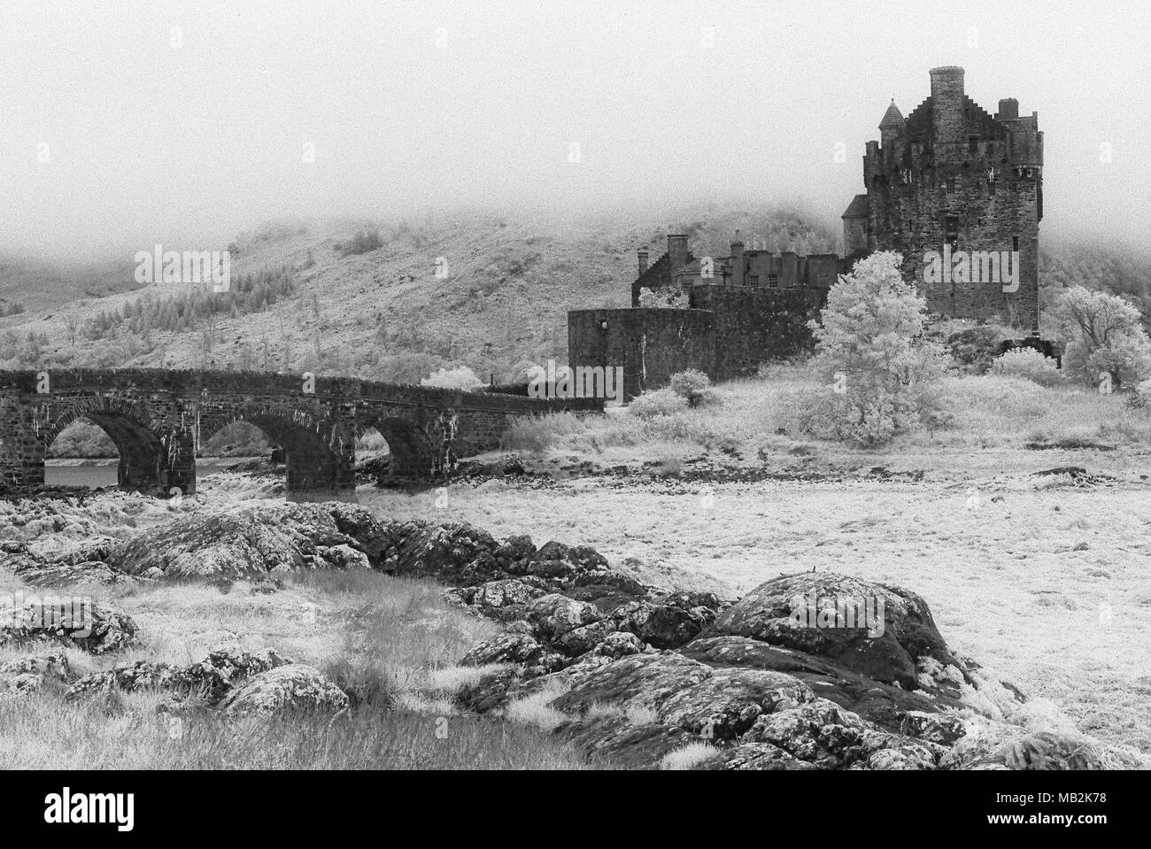 Eilean Donan Castle Scozia Scotland Foto Stock