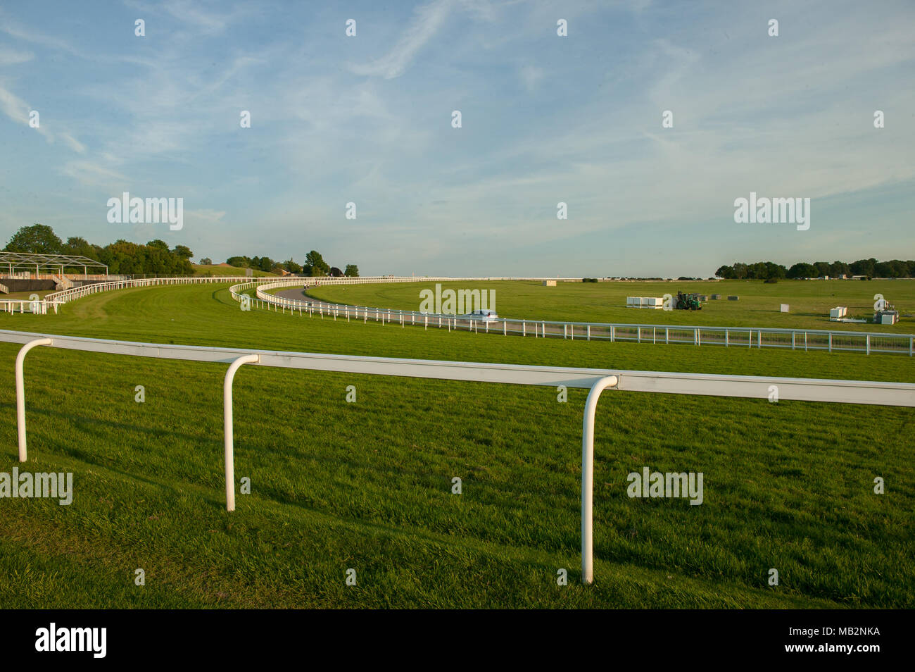 Epsom giù paesaggi e scene ippodromo Foto Stock