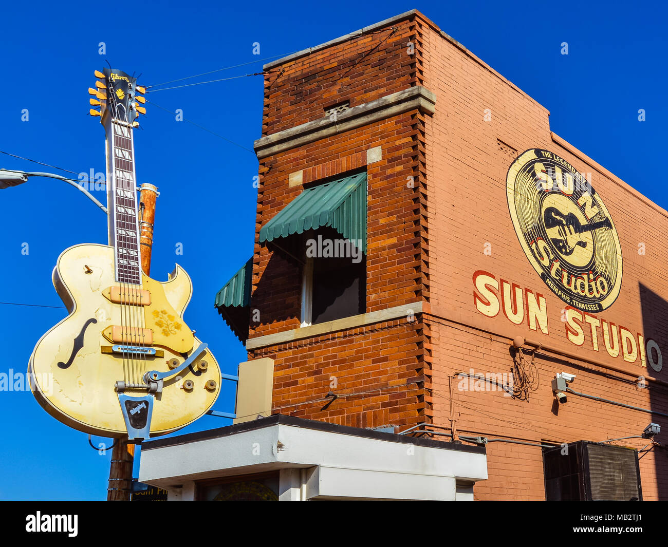 Memphis, TN - sett. 21, 2017: Sun Studio. Lo studio di reclamo a fama è di essere il luogo di nascita del rock & roll. Si tratta di una Pietra Miliare Storica Nazionale. Foto Stock