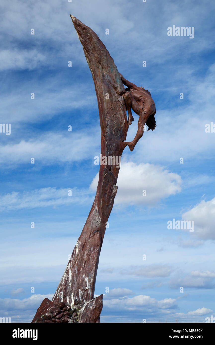 Centro visitatori di scultura, Mesa Verde National Park, COLORADO Foto Stock