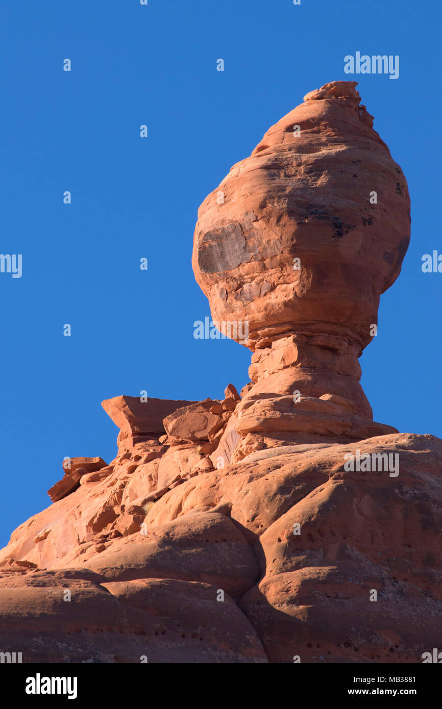 Il Red Rock affioramento, Arches National Park, Utah Foto Stock