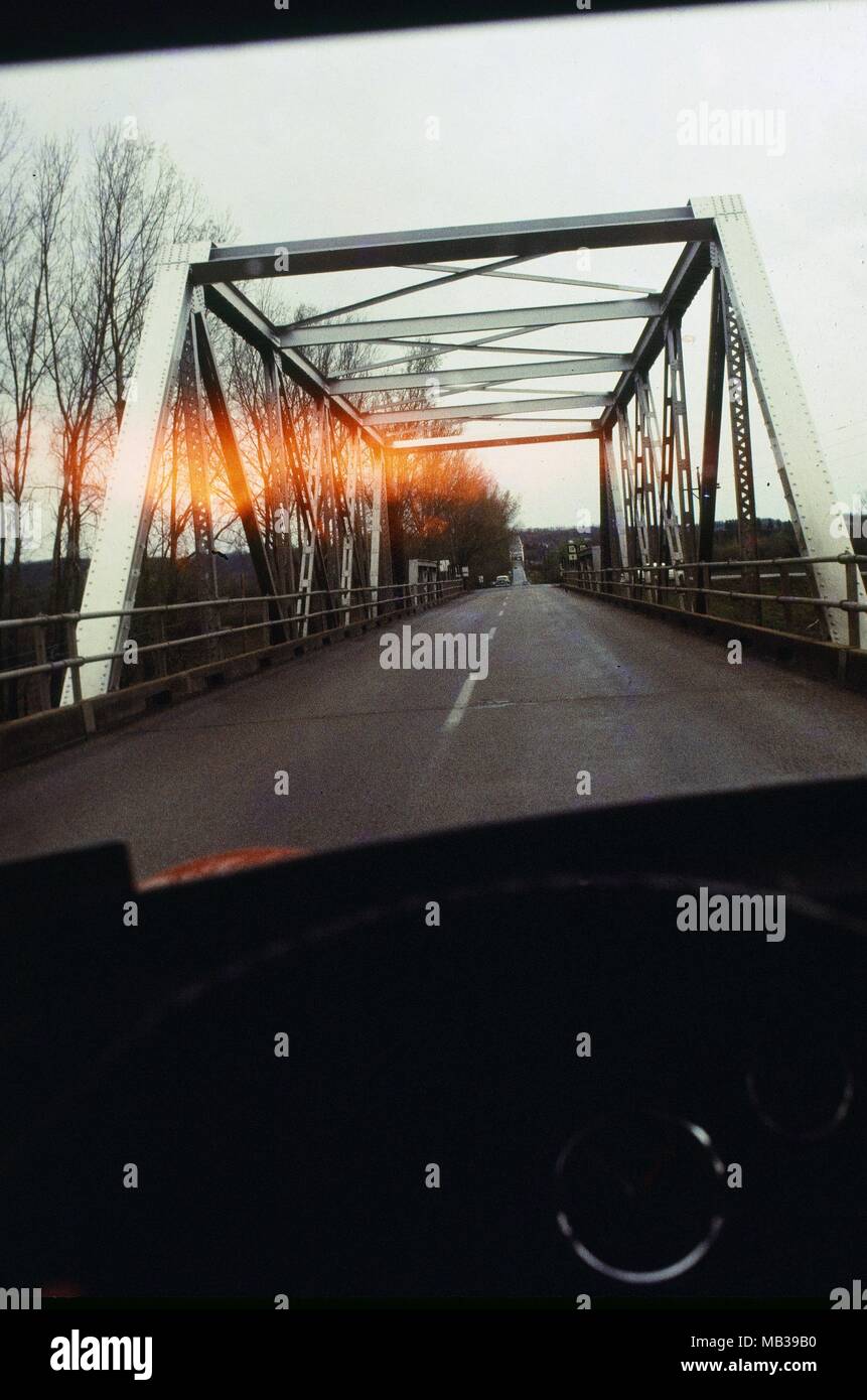 Archiviazione Vintage fotografia scattata nel 1970 Foto Stock