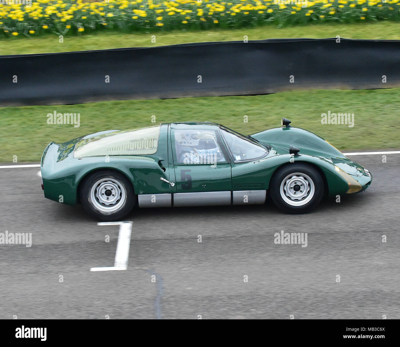 Franck Trouillard, Porsche 906, Gurney Cup, sport GT, 76th Assemblea dei Soci, Inghilterra, Goodwood, marzo 2018, Sussex, Autosport, auto, il circuito da corsa, Foto Stock