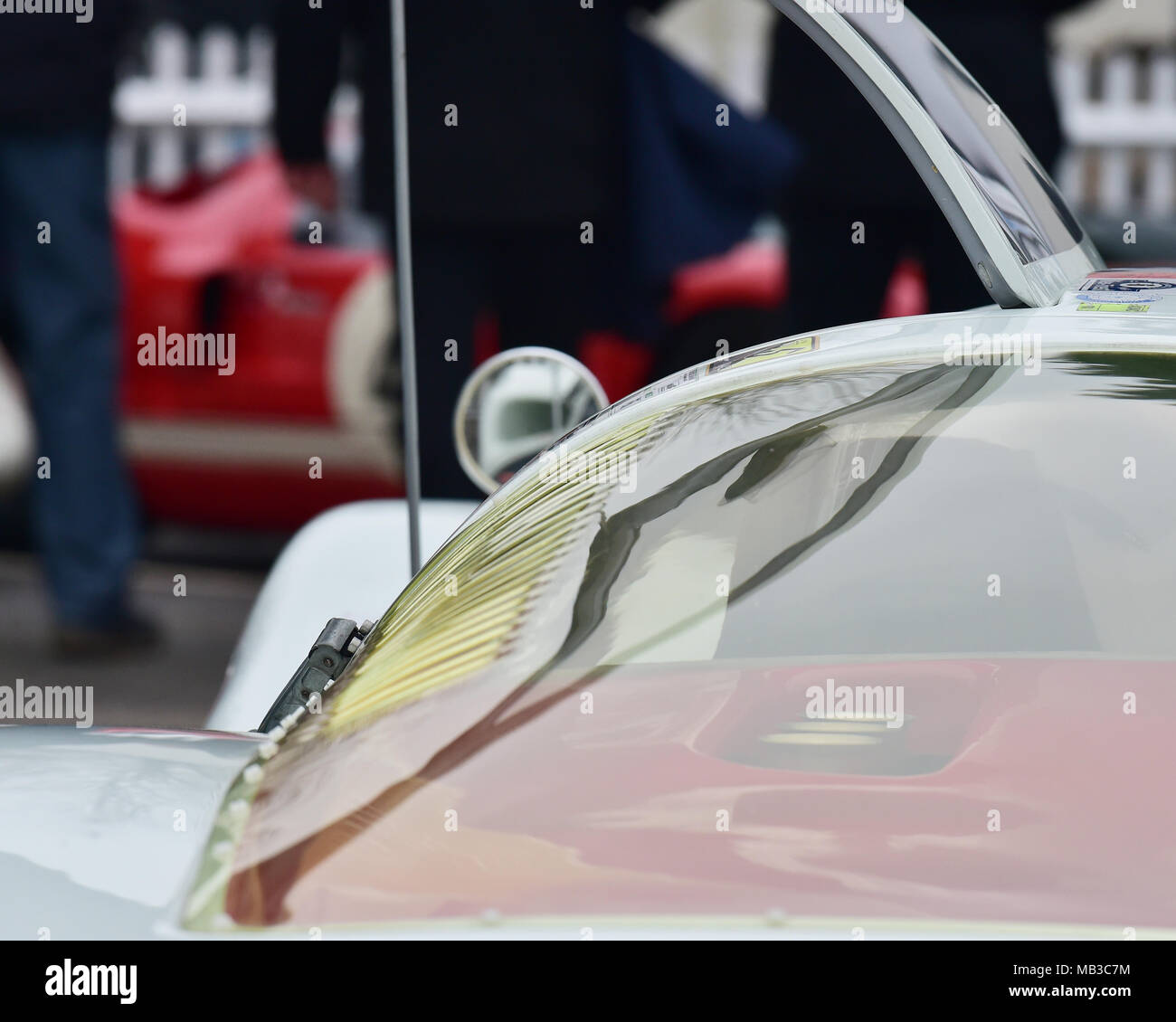 Armin Zumtobel, Porsche 906, Gurney Cup, sport GT, 76th Assemblea dei Soci, Inghilterra, Goodwood, marzo 2018, Sussex, Autosport, auto, il circuito da corsa, cl Foto Stock